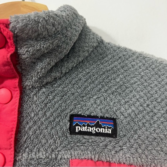 Patagonia Re-Tool Snap-T Fleece Pullover Girls XXL (16-18) Gray Travel School - Picture 3 of 10
